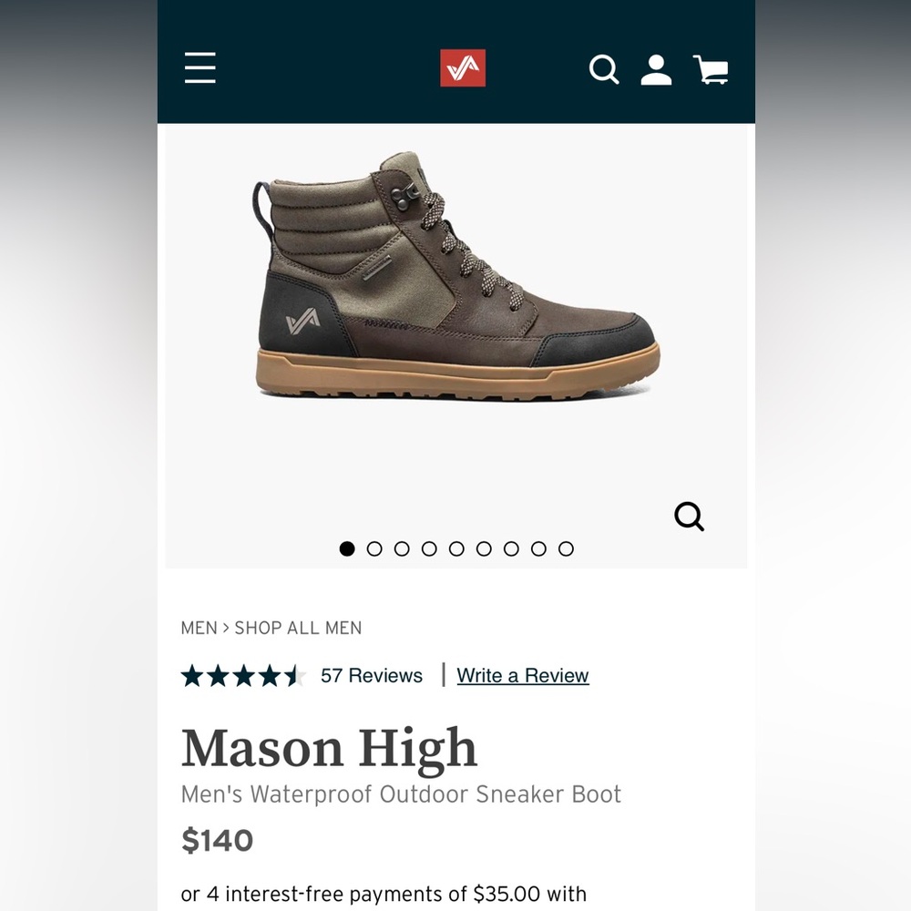 Mason High Brown and Black Sneakers